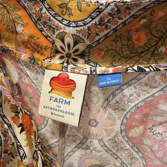 FARM Rio Multicolor Patterned Cropped Pants - Picture 9 of 16